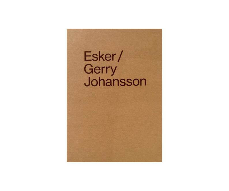 Gerry Johansson 'Esker' (signed)